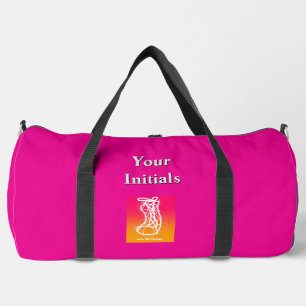 Sac De Sport Personnalisez vos initiales Hot rose HighTop Baske