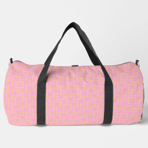 Sac De Sport Pétale Pop - Motif géométrique rose & or sans cout