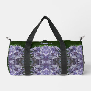 Sac De Sport Pétales de Hydrangea Bleu Personnalisé