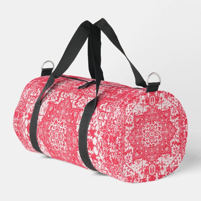 Sac De Sport Pétales roses sur Kilim Dreams (Coin gauche)