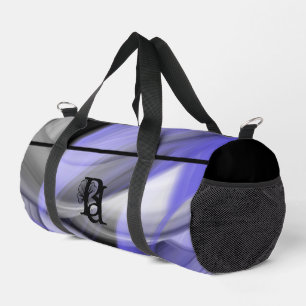 Sac de sport petit noir tendance abstrait lavande 