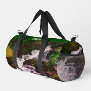 Sac De Sport Petite cascade de bois Peinture à l'huile personna