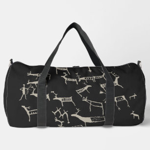 Sac De Sport Pétroglyphe de roche Chasse ancienne au cerf en Eu
