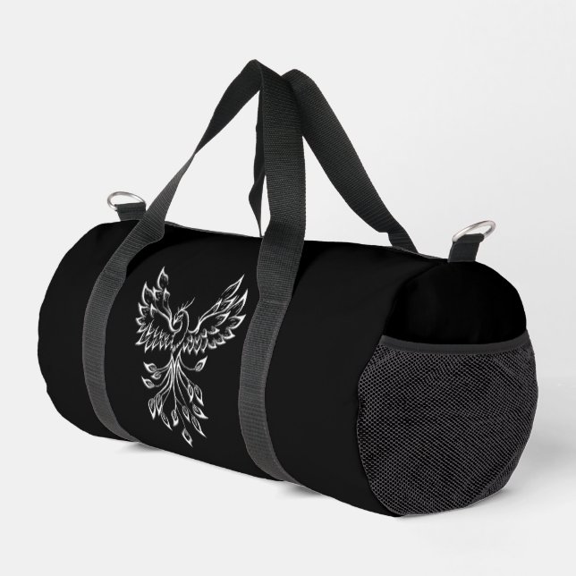 Sac De Sport Phénix s'élève sur fond noir (Coin droit)