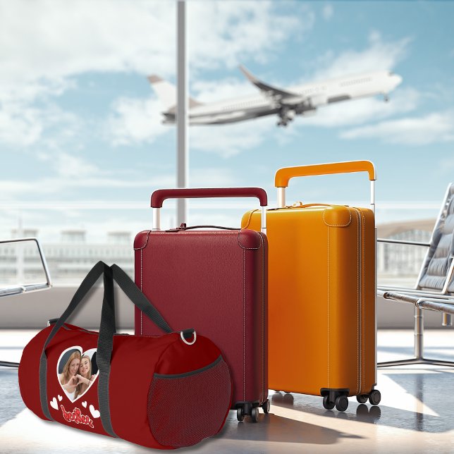 Sac De Sport Photo Coeur des Besties mignonnes, BFF, ami, Perso (Créateur téléchargé)