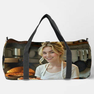 Sac De Sport Photo de pizza en train de manger Personnaliser