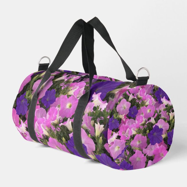 Sac De Sport Photo Image Of Morning Glory Pink & Purple Flowers (Coin gauche)