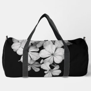 Sac De Sport Photographie de fleurs en noir et blanc