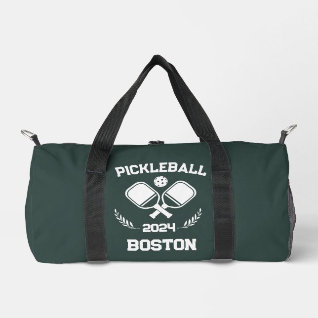 Sac De Sport Pickleball Boston 2024 Custom Dark Turquoise (Recto)