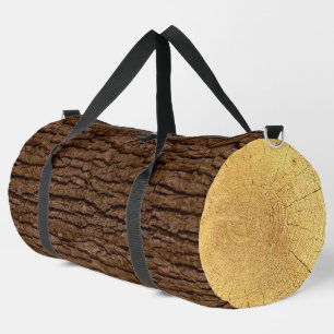 Sac De Sport Pièce de Faux rustique de l'écorce d'arbre à grain