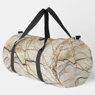 Sac De Sport Pierre de marbre texturée marron et noire