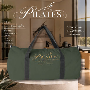 Sac De Sport Pilates de luxe Les principes fondamentaux Green