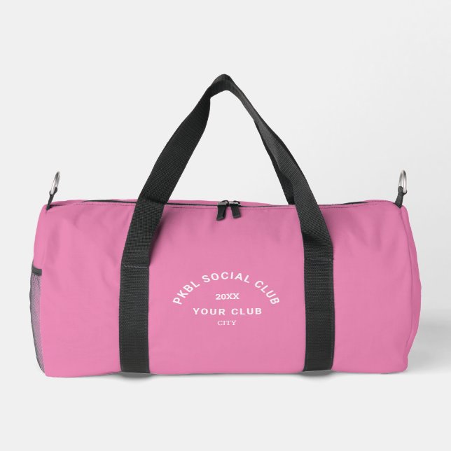 Sac De Sport PKBL Social Club Crest Monogram Picket Rose (Verso)