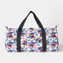 Playful travel bag for your dog. coloured