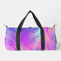 Plumes Abstraites élégantes violet rose