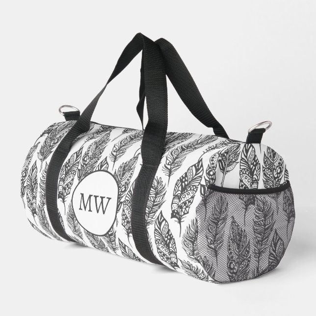 Sac De Sport Plumes douces Doodle 2 (Coin droit)
