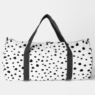 Sac De Sport Points dalmatiens, Points dalmatiens, Noir et Blan