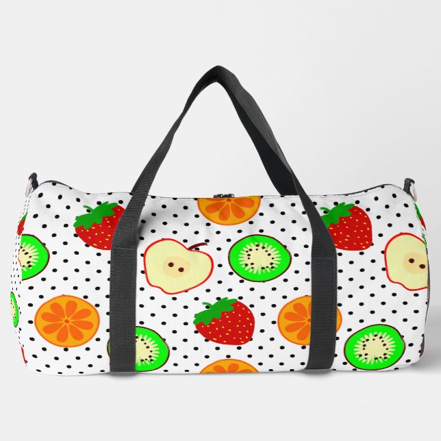 Sac De Sport points de fruits à la pomme de fraise kiwi (Recto)