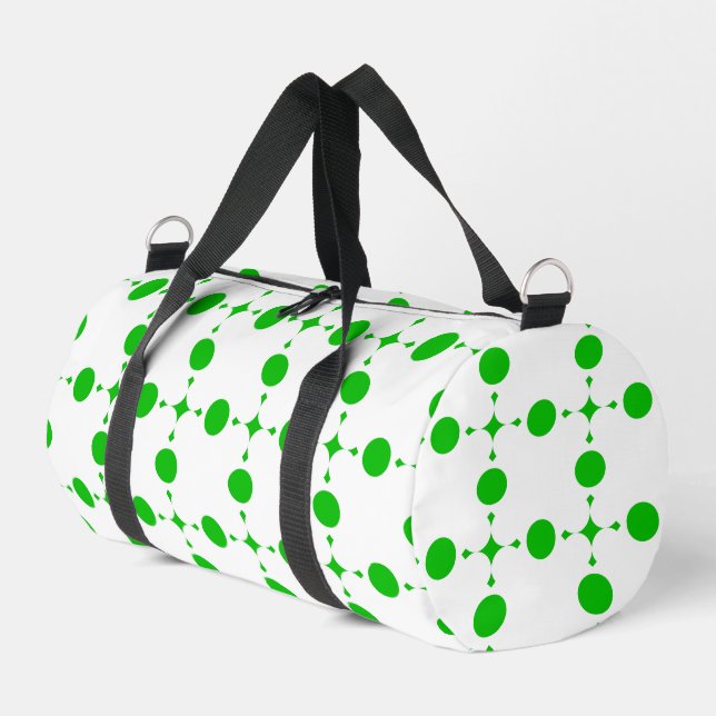 Sac De Sport Points verts, Motif à pois, Pois, Pointillé (Coin gauche)