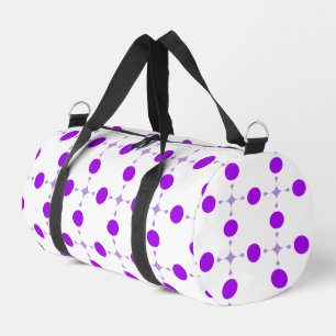 Sac De Sport Points violets, motif à pois, points, pointillés