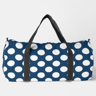 Sac De Sport Pois Bleus de la Marine, Motif à points Polka, poi