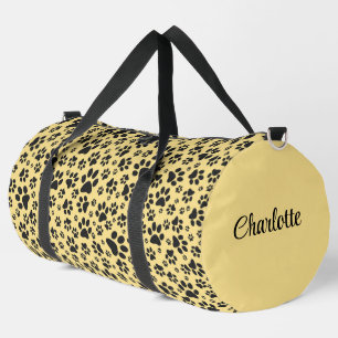Sac De Sport Pois de chien Polka noir et blanc Point sur la crè