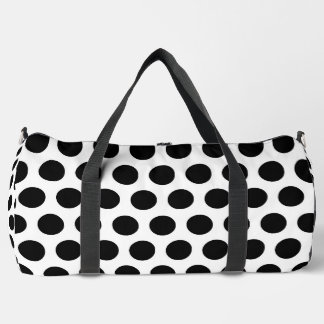 Sac De Sport Polka Print Cut Coudre Grand Duffin