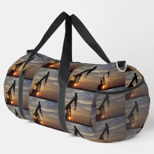 Sac De Sport Pompe à huile Jack au coucher du soleil