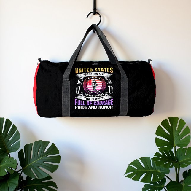 Sac De Sport Pompier des États-Unis Courage Total (Créateur téléchargé)