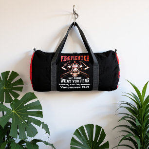Sac De Sport Pompier Nous Combattons Ce Que Vous Craignez