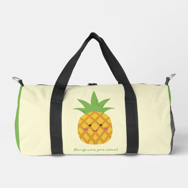 Sac De Sport Portez toujours votre Couronne Punny Ananas (Recto)