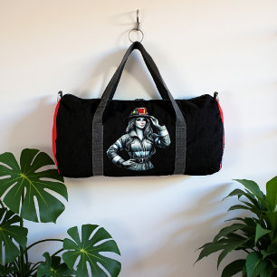 Sac De Sport Portrait de femme pompier courageuse