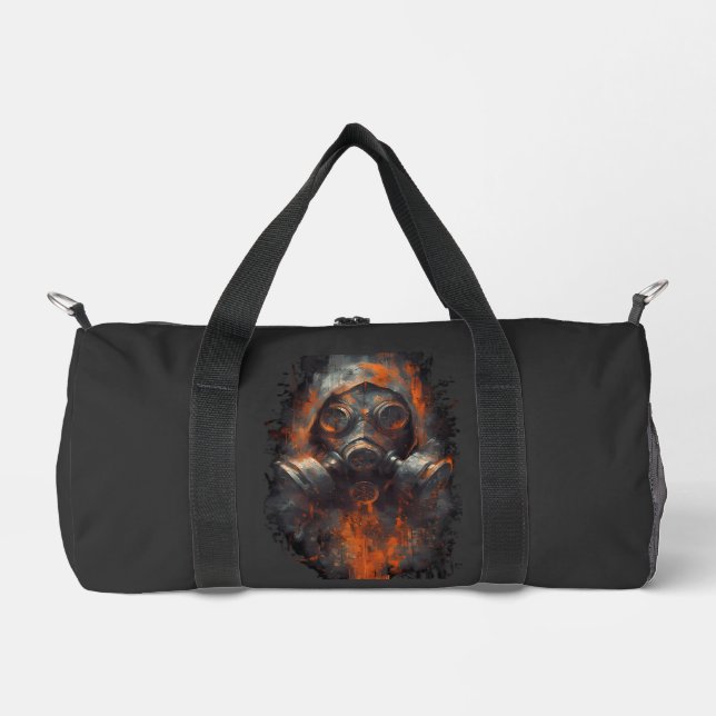 Sac De Sport Post Apocalyptic Gas Mask Toxic Grunge Duffel Bag (Recto)