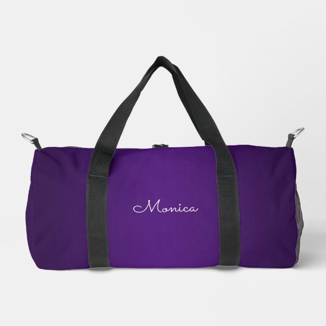 Sac De Sport Pourpre Royale Ombré (Recto)