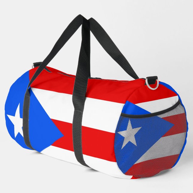 Sac De Sport Print Cut Sew Bag with flag of Puerto Rico, USA (Coin droit)