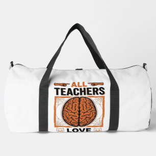 Sac De Sport Professeur Drôle Halloween Cerveaux Graphique Vint