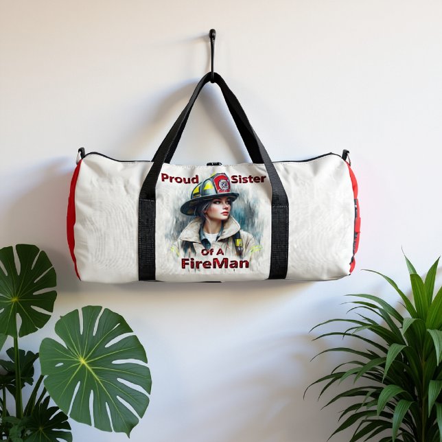 Sac De Sport Proud Sister Of A FireFighter Hesitancy (Créateur téléchargé)