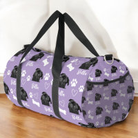 Purple Custom Love Empreinte de patte Amoureux des