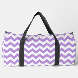 Sac De Sport Purple Zigzag, Purple Chevron, Motif géométrique