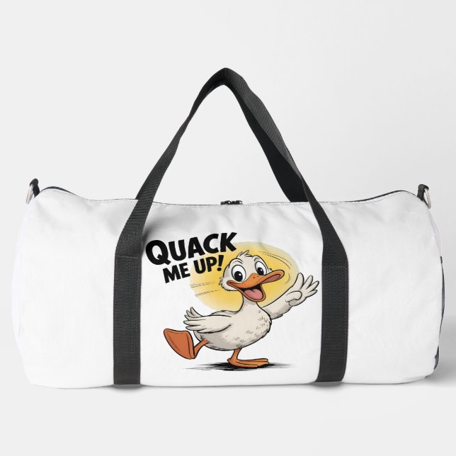 Sac De Sport Quack Me Up Funny Duck Design (Recto)
