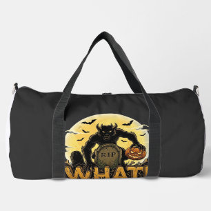 Sac De Sport Quelle pleine lune de tombe de citrouille de loup-