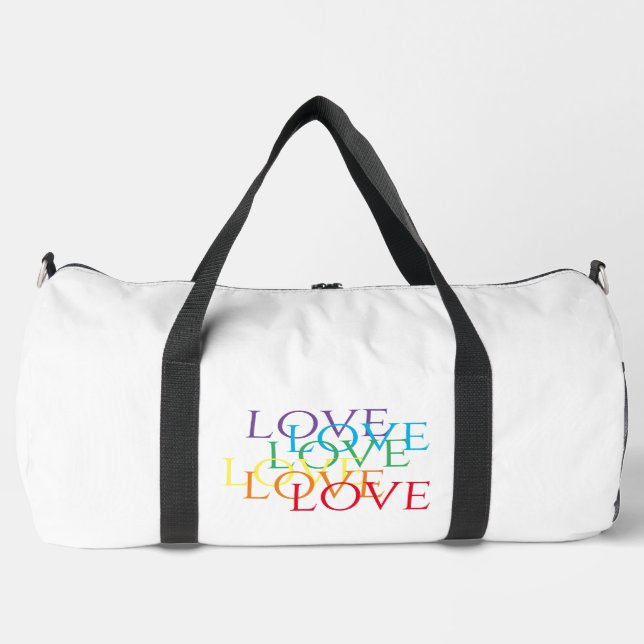 Sac De Sport RAINBOVE LOVE Large Duffel Bag (Recto)