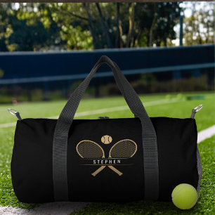 Sac De Sport Raquettes de Tennis & Nom Personnalisé