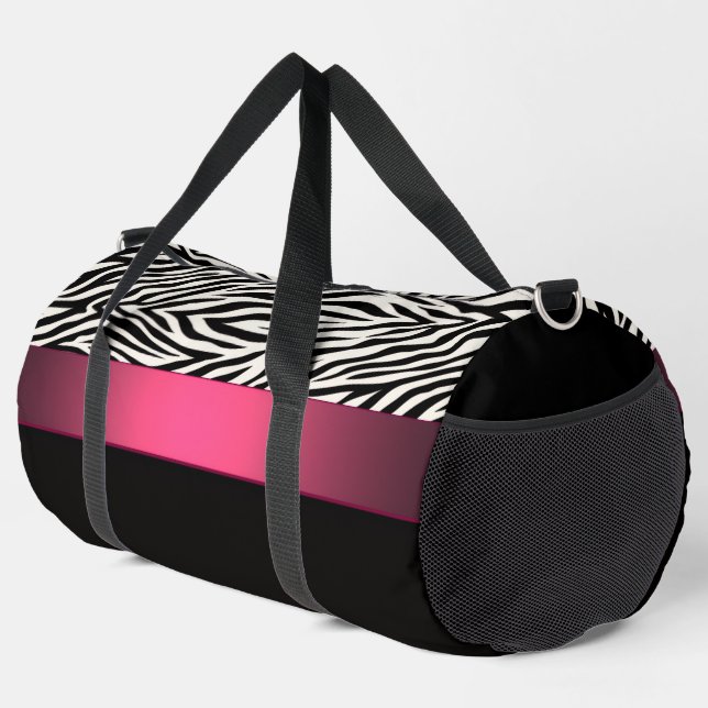 Sac De Sport Rayures de zèbre (Coin droit)