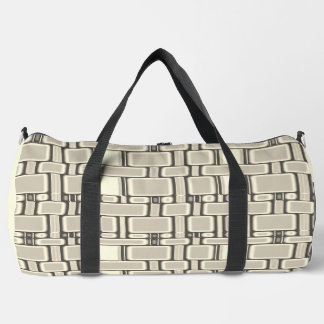 Sac De Sport Rectangle Motif beige neutre