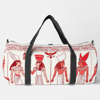 Sac De Sport Red Ancient Print Duffel Bag