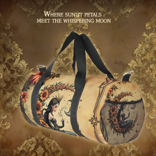 Sac De Sport Reine du Croissant de Tournesol