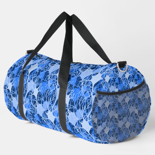 Sac De Sport Réseau Neuronal Neurones Bleus (Coin droit)