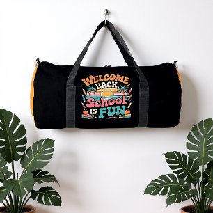 Sac De Sport Retour à l'école, c'est amusant