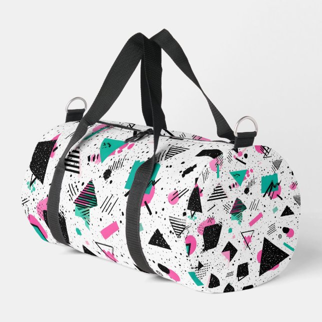 Sac De Sport Retro Memphis Geometric Pattern (Coin gauche)